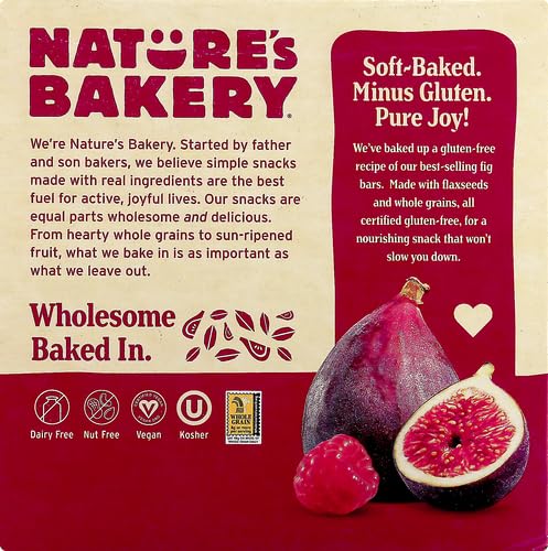 Nature'S Bakery  Gluten Free Fig Bar Raspberry  6/2 Oz