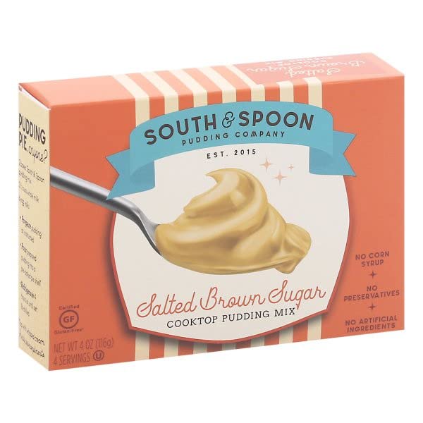 South Spoon Pudding Salted Brown Sugar Single Flavor 4 Pack 4 Oz