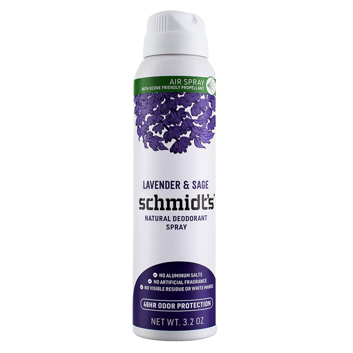 Schmidt's Natural Deodorant Spray Lavender Sage 3.2 oz