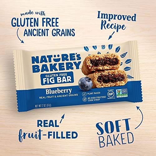 Nature'S Bakery  Gluten Free Fig Bar Blueberry  6/2 Oz