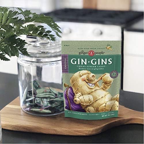 The Ginger People Gin Gins Chewy Original Ginger Candy 3 oz