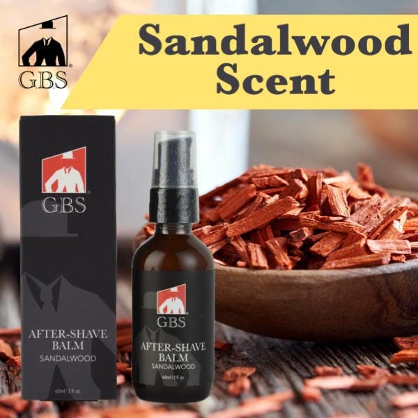 G.B.S Aftershave Balm Sandalwood for Men 2 OZ