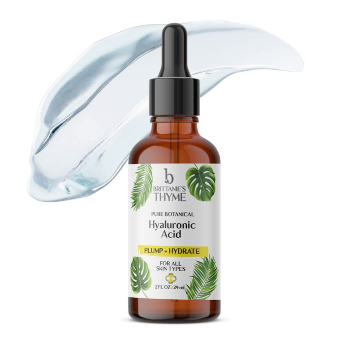 Brittanie's Thyme Pure Hyaluronic Acid Serum for Face  2 OZ