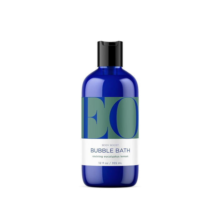 EO Bubble Bath Eucalyptus Lemon Plant-Based Botanical Extracts 12 Oz