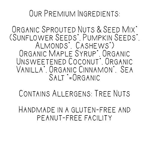 Lark Ellen Farm Organic Grain Free Granola Bites Vanilla Cinnamon 8 oz