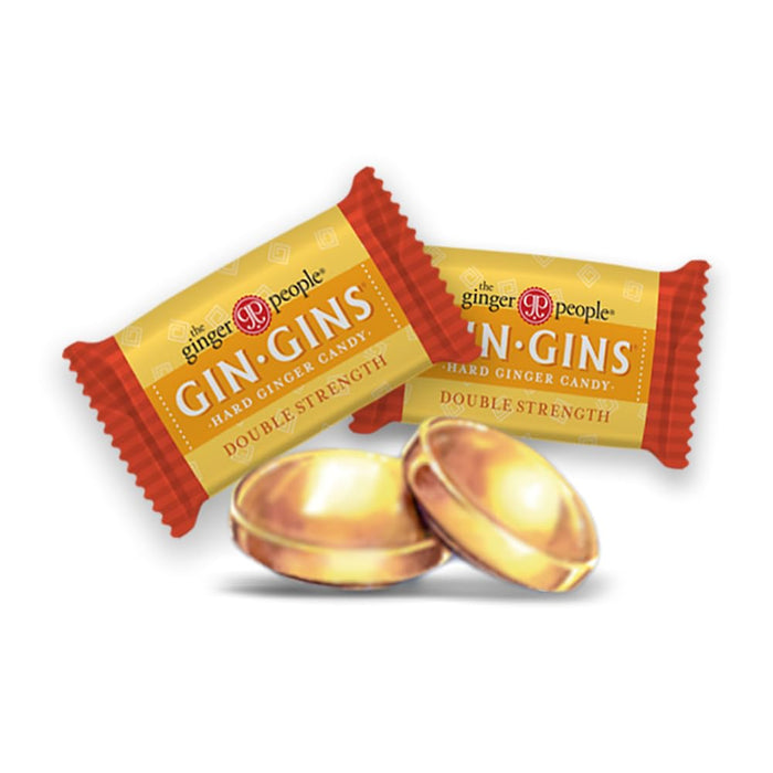 The Ginger People Gin Gins Double Strength Hard Ginger Candy 3 oz