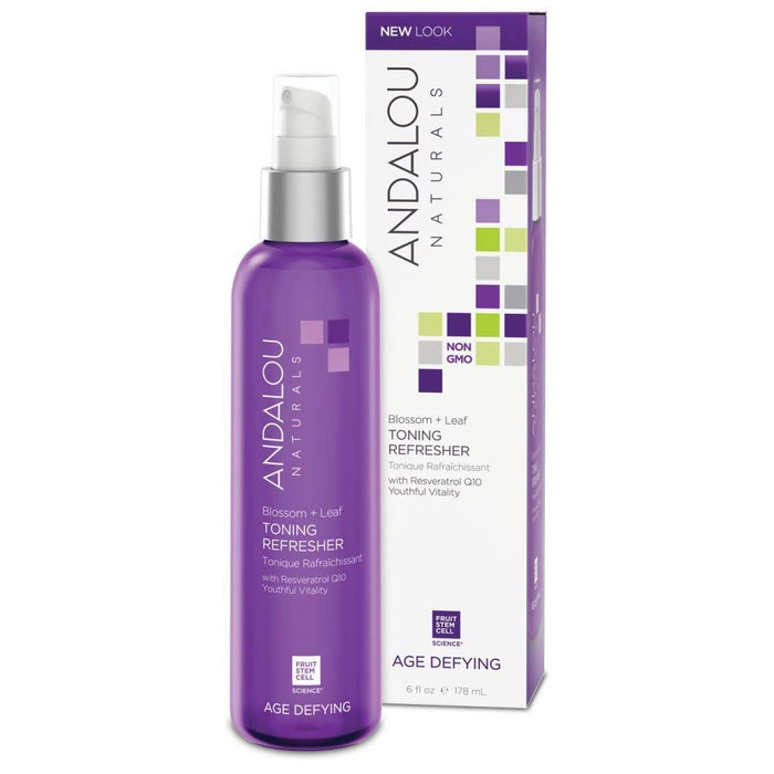 Andalou Naturals  Age Defying Toning Refresher Blossom & Leaf  1 Each  6 Oz