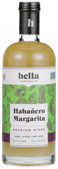 Hella Cocktail  Mixer Margarita Spicy  25.4 Oz