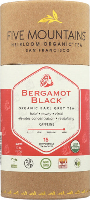 Five Mountains Bergamot Black Earl Grey Tea 15 Bag