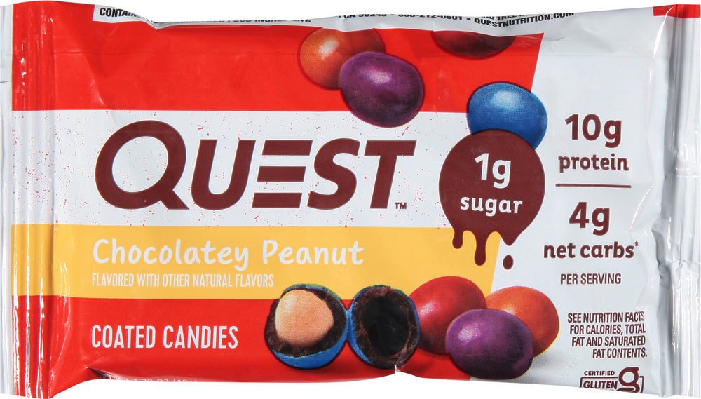 Quest Nutrition  Coated Candies Chocolatey Peanut 1.73 oz