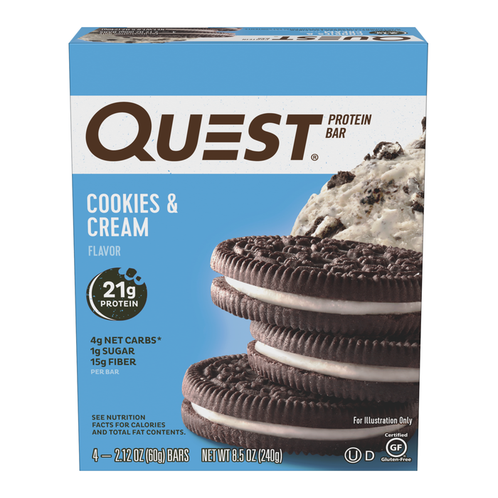 Quest Nutrition  Cookies And Cream Protein Bar 8.5 Oz