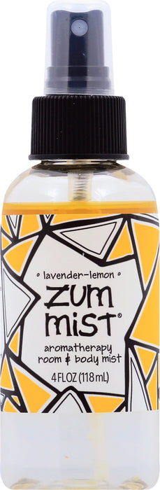 Zum  Lavender Lemon Aromatherapy Room And Body Mist 4 Oz