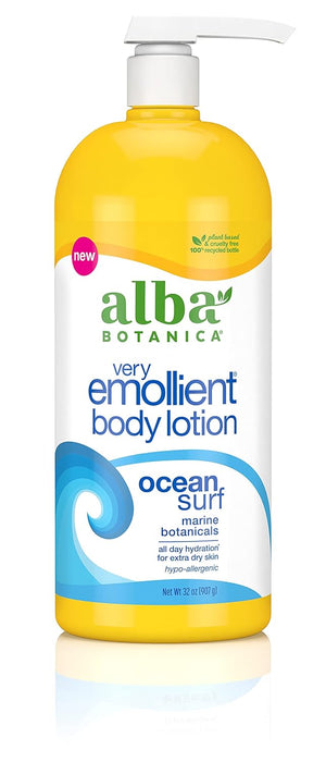 Alba Botanica Very Emollient Body Lotion Ocean Surf Marine 1 Each 32 Oz