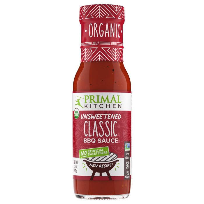 Primal Kitchen Organic And Unsweetened Classic Bbq Sauce 8.5 oz