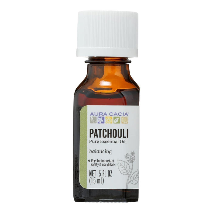 Aura Cacia  Pure Essential Oil Patchouli  1 Each  0.5 Oz