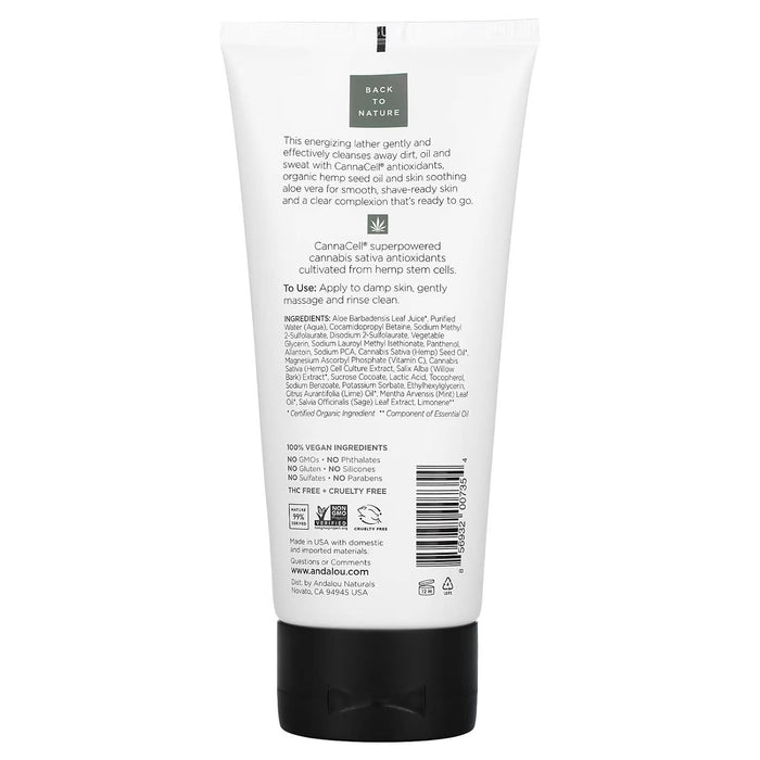 Andalou Naturals Face Wash Men'S Refreshing 1 Each 6 Oz