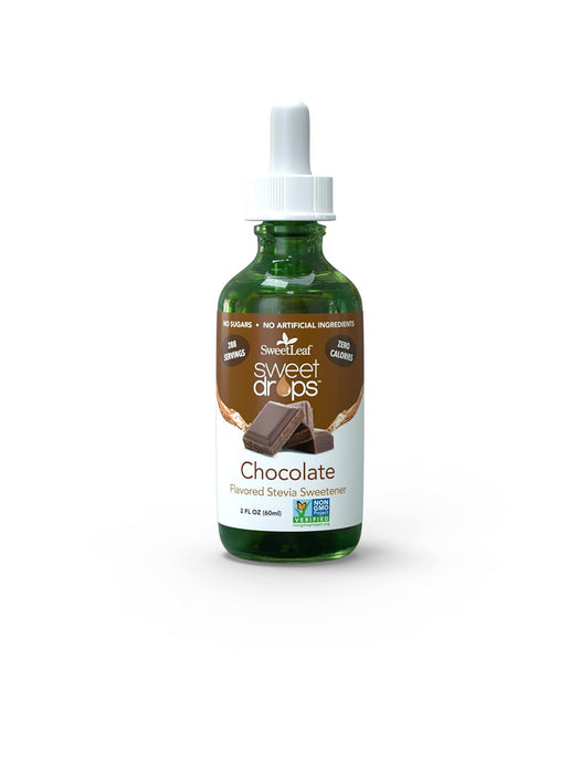 Sweetleaf  Sweet Drops Chocolate Flavored Stevia Sweetener  1 Each  2 Oz