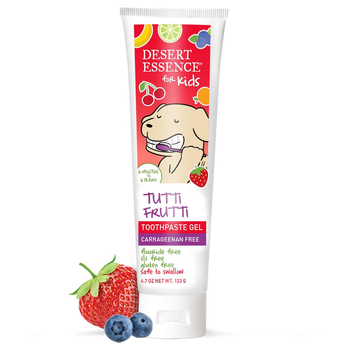 Desert Essence  Toothpaste Kids Tutti Frutti  1 Each  4.7 Oz