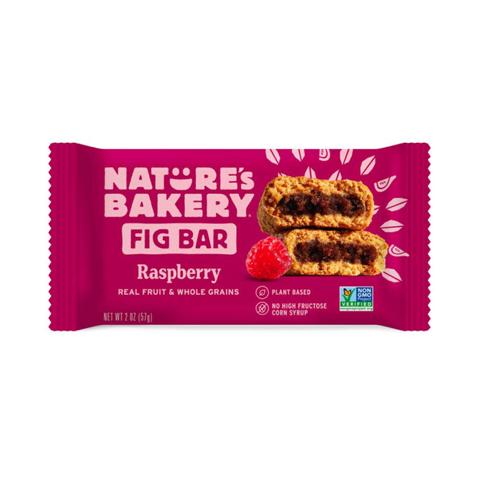 Nature'S Bakery  Stone Ground Whole Wheat Fig Bar Raspberry  6/2 Oz