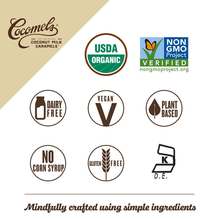 Cocomels Organic Coconut Milk Caramels Vanilla 3.5 oz