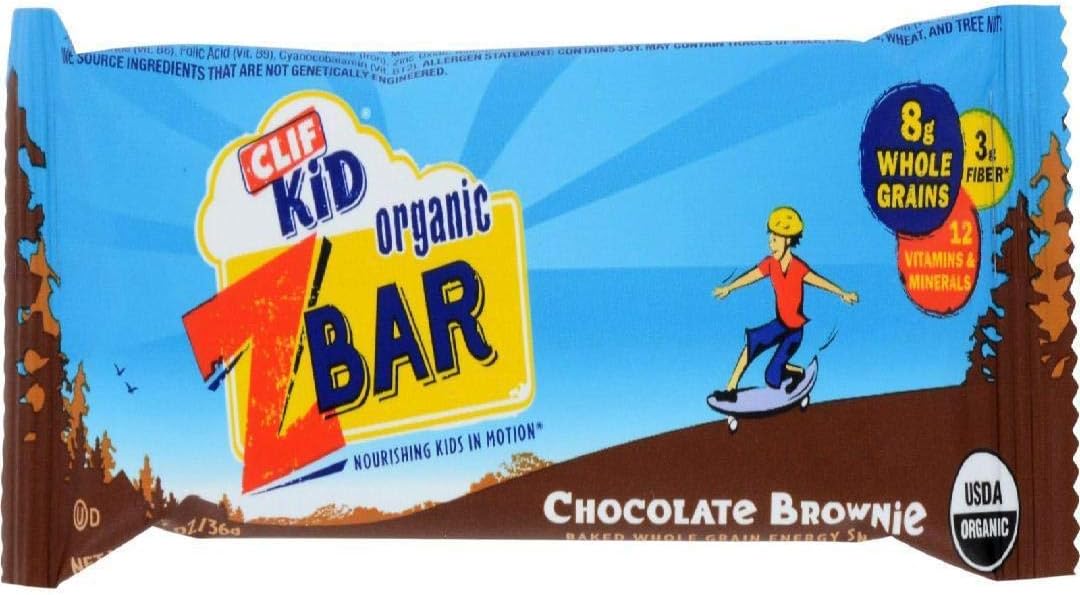 Clif Kid  Energy Bars Organic Chocolate Brownie   1.27 Oz