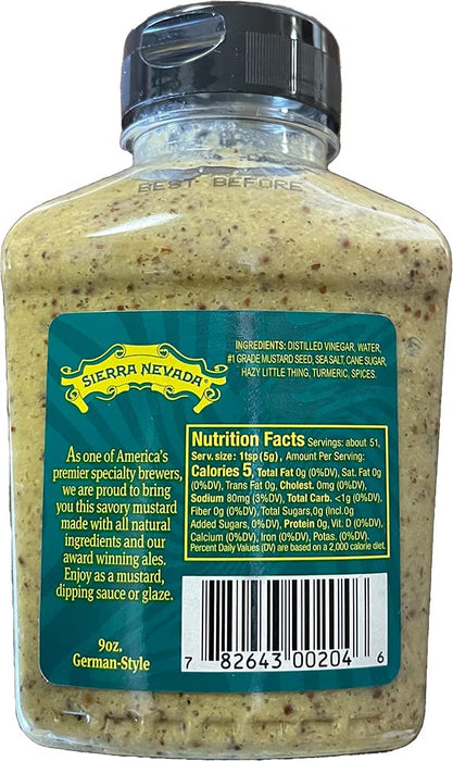 Sierra Nevada Mustard Hazy Little Thing and German Style Whole Seed 9 Oz