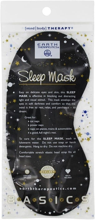 Earth Therapeutics  Black Sleep Mask  1 Each  0.05 Oz