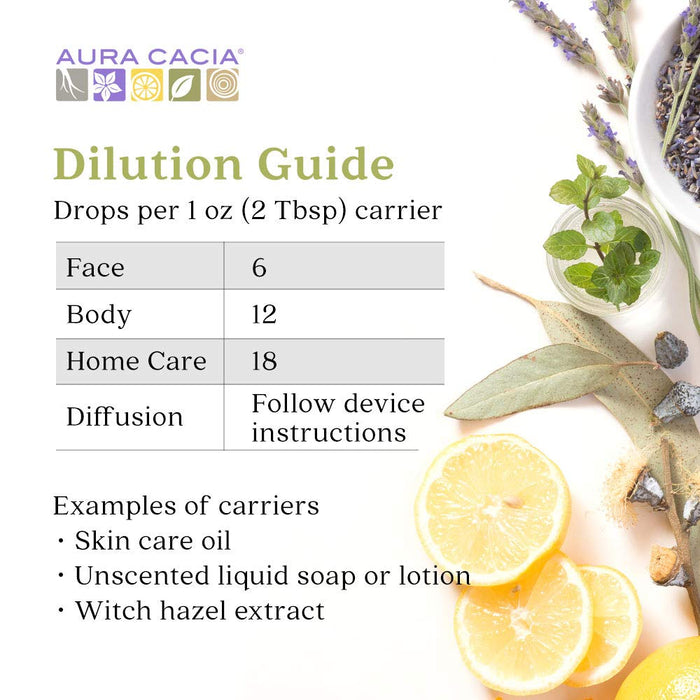 Aura Cacia  Pure Essential Oil Grapefruit  1 Each  0.5 Oz