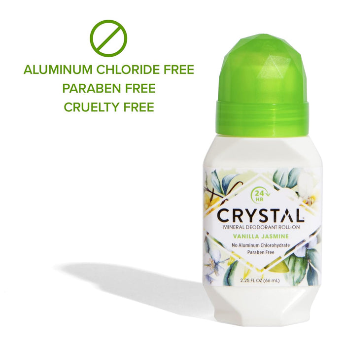 Crystal  Essence Roll On Vanilla Jasmine 1 Each 2.25 Oz