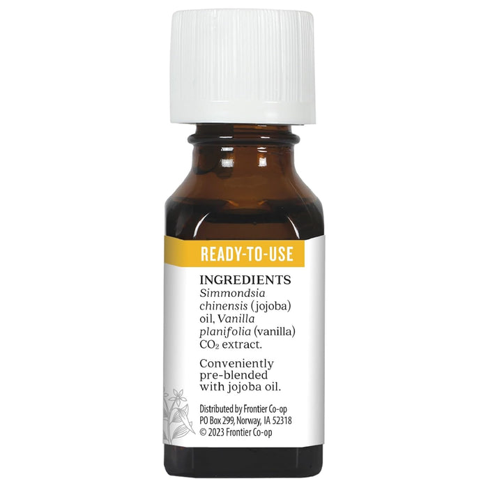 Aura Cacia  Vanilla In Jojoba Oil  1 Each  0.5 Oz