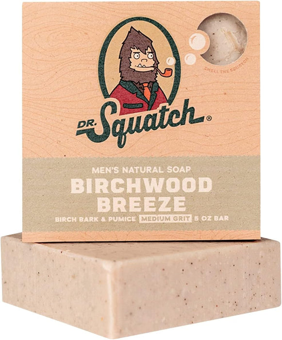 Dr. Squatch All Natural with Medium Grit Birchwood Breeze 5 Ounce