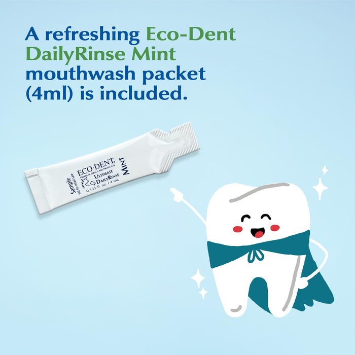 Eco-Dent  Mouthcare Rinse Sparkling Clean Mint  1 Each  8 Oz