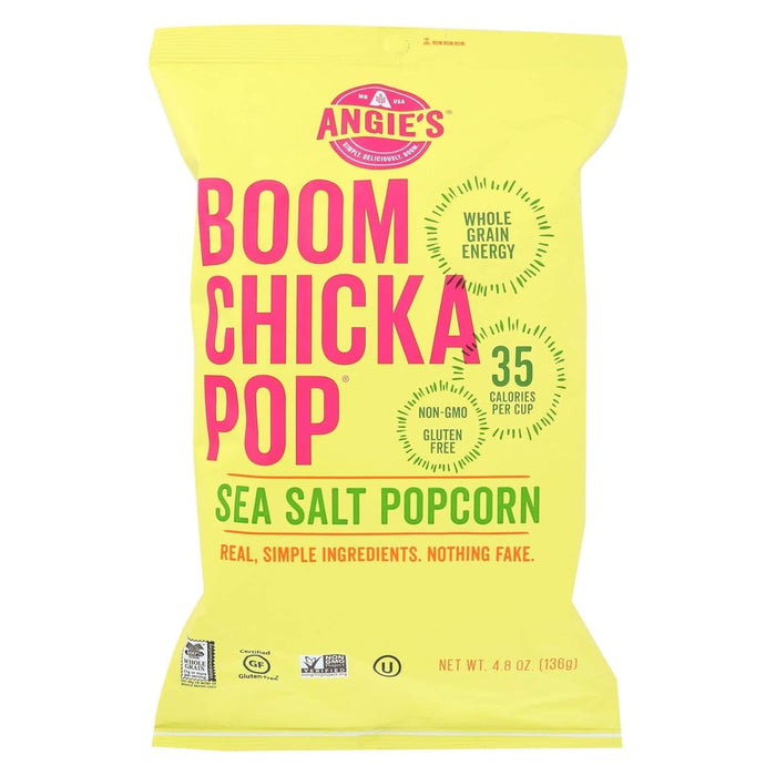 Angie'S  Boom Chicka Pop Sea Salt Popcorn  4.8 Oz