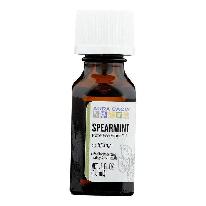 Aura Cacia  Essential Oil Spearmint  1 Each  0.5 Oz