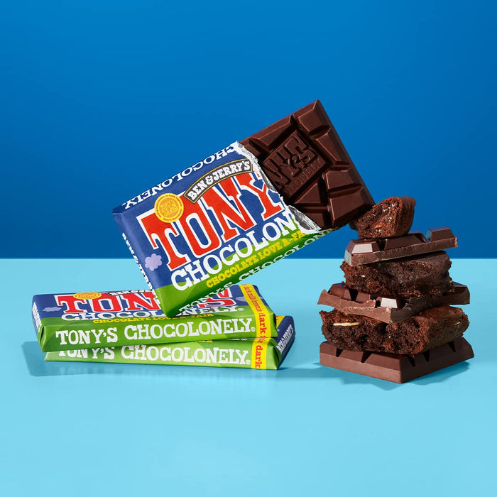 Tony'S Chocolonely Bar Dark Milk Chocolate Brownie 6.35 Oz