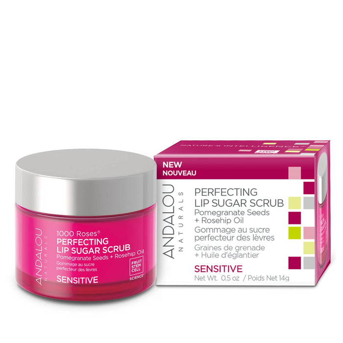 Andalou Naturals  1000 Roses Lip Sugar Scrub  1 Each  0.5 Oz