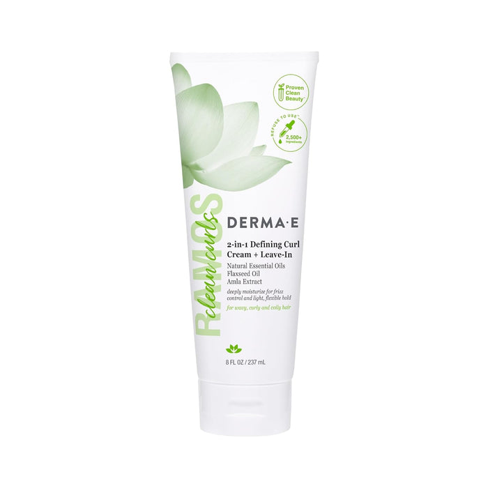 DERMA-E Ramos 2-in-1 Defining Curl Cream + Leave-In 8fl oz