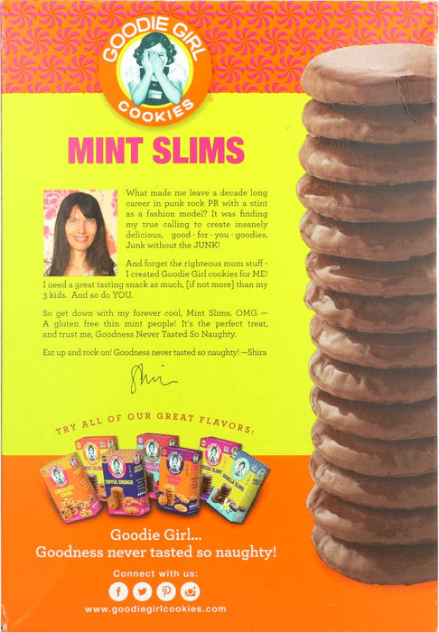 Goodie Girl  Cookies Cookies Mint Slims Choclt  7 Oz