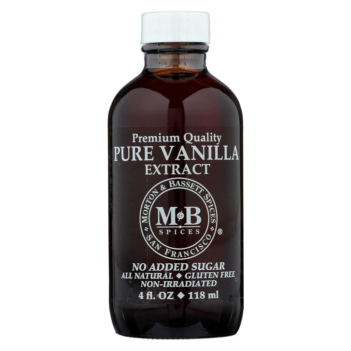 Morton & Bassett  Premium Quality Pure Vanilla Extract  4 Oz