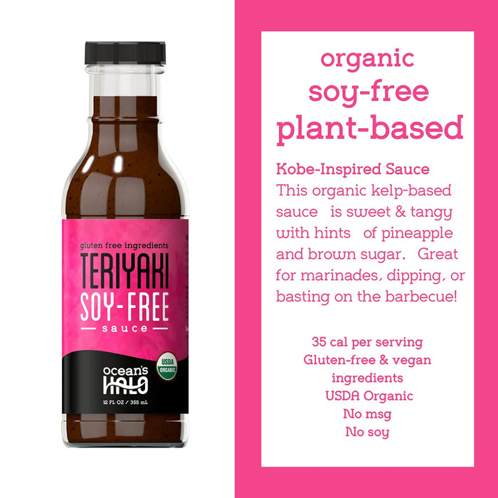 Ocean`s Halo Organic Teriyaki Soy Free Sauce 12 oz