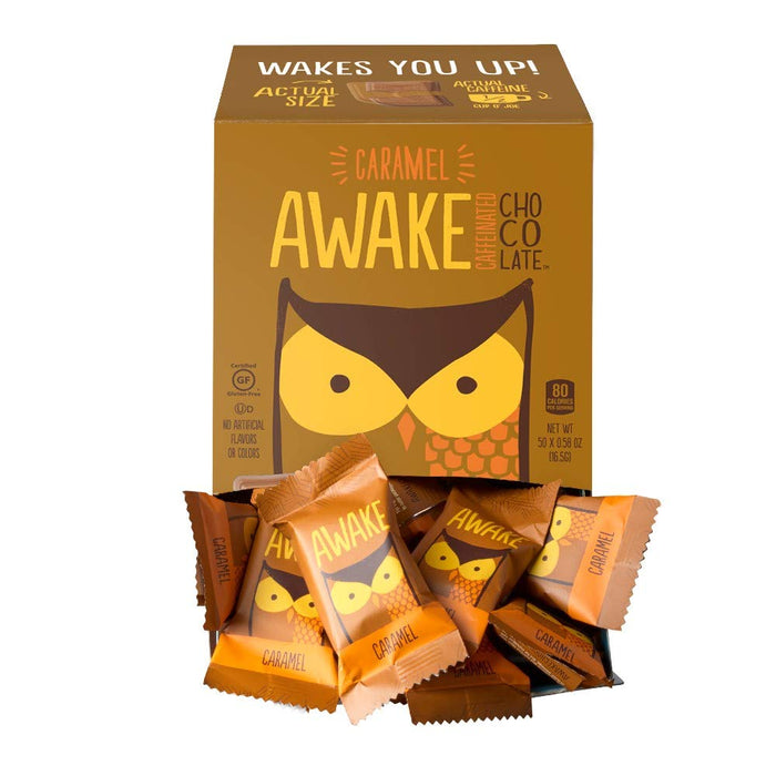 Awake Chocolate Chocolate Caramel Bites .58 Oz