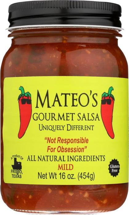 Mateo`s Gourmet Salsa Mild 16 oz