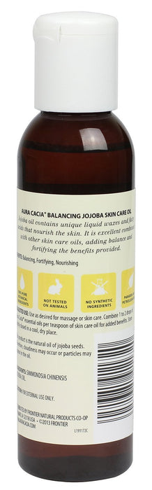 Aura Cacia Jojoba Natural Skin Care Oil 1 Each 4 Oz