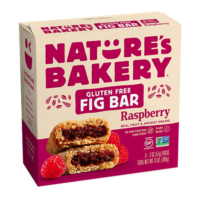 Nature'S Bakery  Gluten Free Fig Bar Raspberry  6/2 Oz