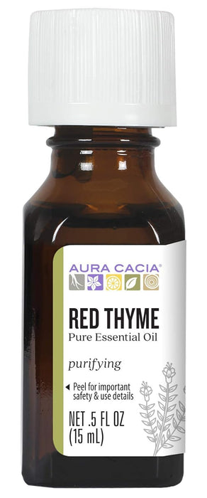 Aura Cacia  Essential Oil Red Thyme  1 Each  0.5 Oz