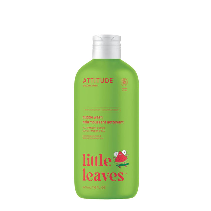 Attitude Little Leaves Bubble Bath Watermelon And Coconut 16 Fl