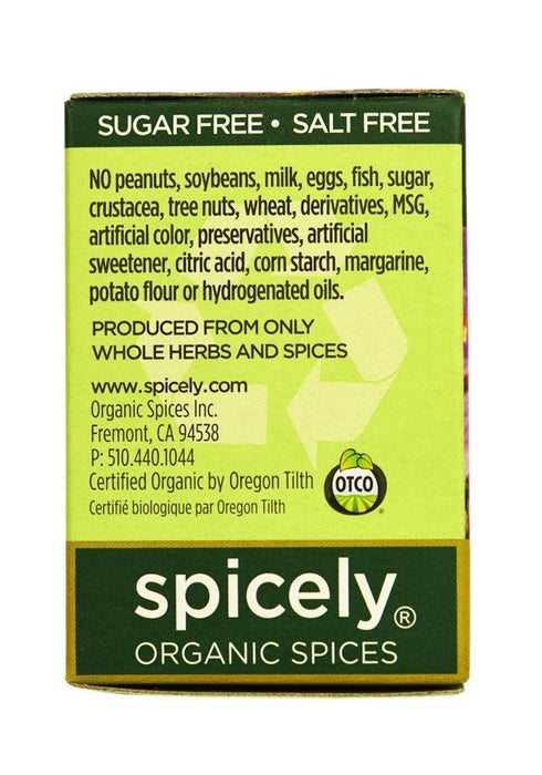 Spicely Organics  Organic Celery Salt  .5 Oz