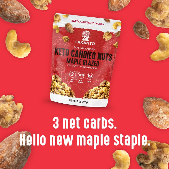 Lakanto Nuts Keto Maple Glazed 8 oz