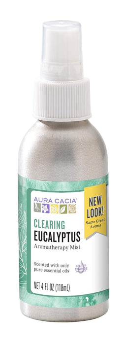 Aura Cacia Aromatherapy Mist Clearing Eucalyptus 1 Each 4 Oz