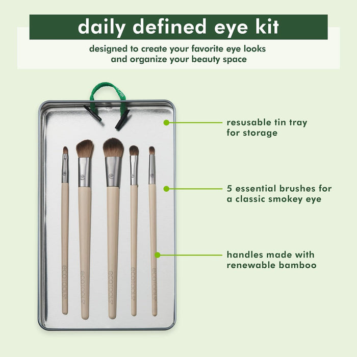 Eco Tools  S Daily Defined Eye Makeup Brush Kit   1 Ct